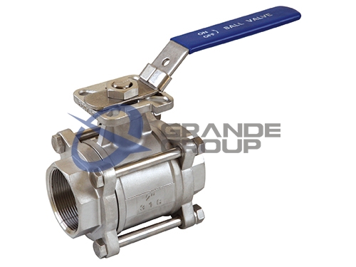 3PC Ball Valve With Mounting Pad