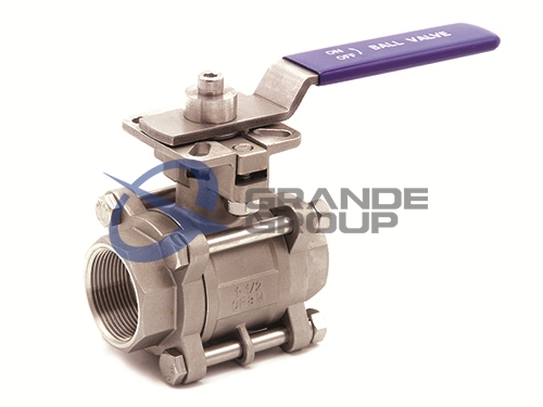 3PC Ball valve with mounting pad B