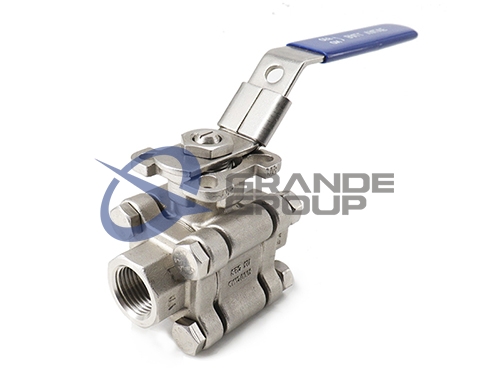 3pc Fire-proof Ball Valve with mounting pad 2000PSI